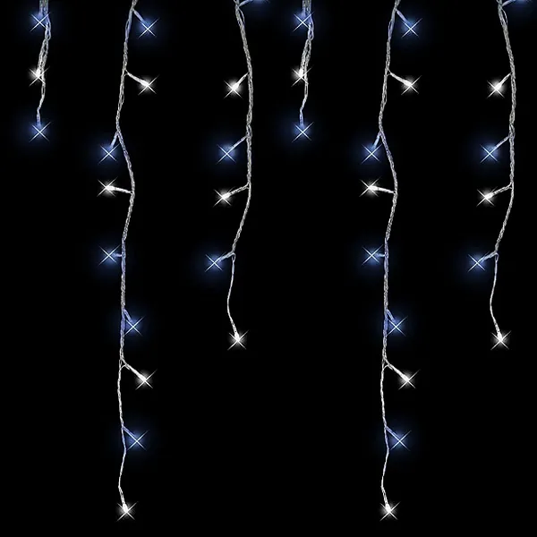 Christmas Workshop 720 LED Icicle Chaser Lights - Blue & White 77550