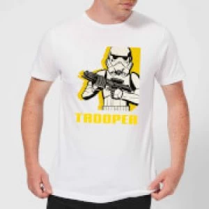 Star Wars Rebels Trooper Mens T-Shirt - White - L