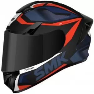 SMK Typhoon Thorn Helmet, blue-orange Size M blue-orange, Size M