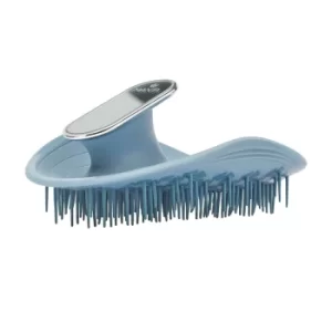 Manta Mirror Hair Brush Blue