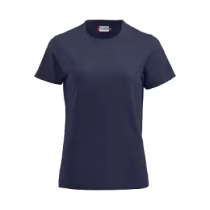 Clique Womens/Ladies Premium T-Shirt (M) (Dark Navy)