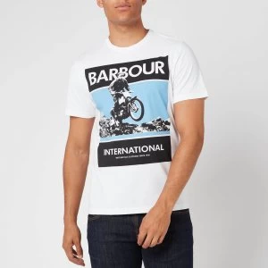 Barbour International Mens Frame T-Shirt - White - S