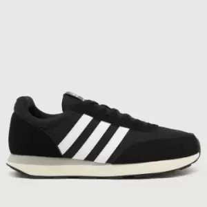 Adidas Run 60s 3.0 Trainers In Black & White