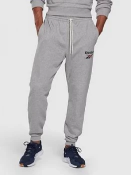 Reebok Vector Jogger, Medium Grey Heather, Size L, Men