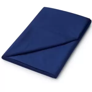 Helena Springfield Super Kingsize Flat Sheet, Navy