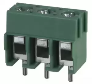 Phoenix Contact Pt1,5/3-5.0-H Terminal Block, Wire To Brd, 3Pos, 16Awg