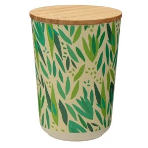 Willow Bamboo Composite Medium Round Storage Jar