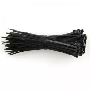 ValueX Cable Ties 100x2.5mm Black Pack 100 - 4CAB100 53691LM