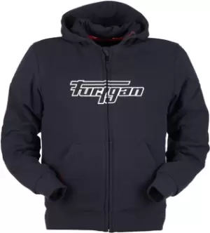 Furygan Luxio Evo Motorcycle Zip Hoodie, blue, Size 4XL, blue, Size 4XL