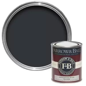 Farrow & Ball Full Gloss Paint Pitch Black - 750ml