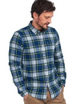 Barbour Highland Check 34 Tailored Shirt - Bright Blue