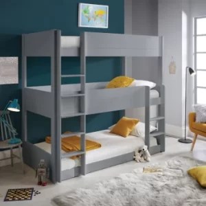 Snowdon Three Tier Bunk Bed Grey