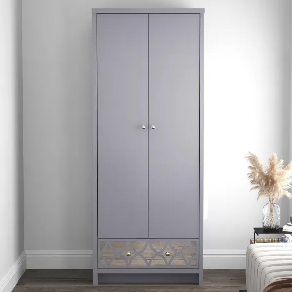 Arianna 2 Door 1 Drawer Wardrobe