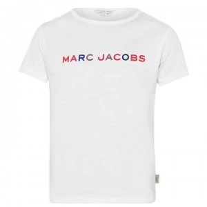 Marc Jacobs Junior Girls Logo T Shirt - White 10B