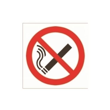 No Smoking Symbol Pk2 15x10cm - SAV7 - House Nameplate Co