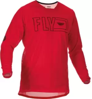 Fly Racing Kinetic Fuel Motocross Jersey, red, Size 2XL, red, Size 2XL