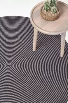 Handmade Woven Spiral Braided Rug