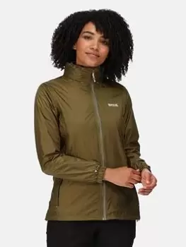 Regatta Corinne Iv Waterproof Packable Jacket, Khaki, Size 20, Women