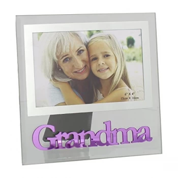 6" x 4" Celebrations Glass Photo Frame - Grandma