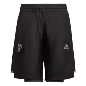 adidas Pogba 2-in-1 Shorts Kids - Black