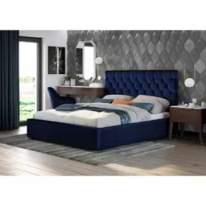 Envisage Trade - Rosiana Upholstered Beds - Plush Velvet, Super King Size Frame, Blue - Blue