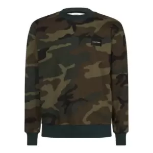 Calvin Klein Camouflage Sweatshirt - Green