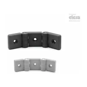 Elesa - cfi Double hinges for profiles Technopolymer CFI.45-45/45 SH-6-C33