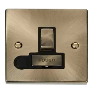 Click Scolmore Deco Ingot 13A Flex Outlet Switched Fused Spur Unit - VPAB551BK