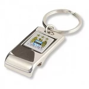 Manchester City FC Executive Bottle Opener Key Ring