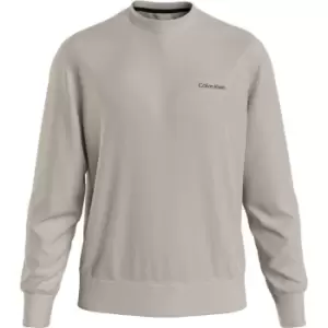 Calvin Klein Micro Logo Repreve Sweatshirt - Beige