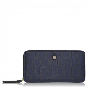 Radley Signature Jacquard Zip Around Purse - INK