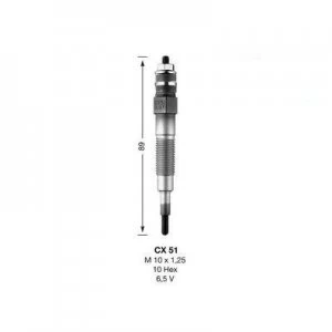 NGK Glow Plug CX51 CX51 (2896)