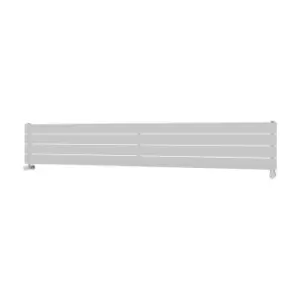 Ximax Vertirad Satin White Horizontal Designer Panel Radiator, (W)1800mm X (H)295mm