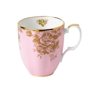 Royal Albert 100 years 1960 golden roses mug Gold