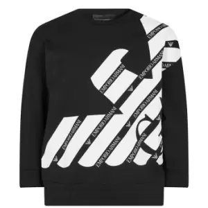 EMPORIO ARMANI Boys Bold Eagle Sweatshirt - Black