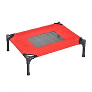 PawHut Pet Bed Red, Black 460 mm x 640 mm x 180 mm