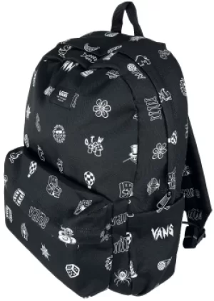 Vans Old Skool H20 Backpack Lost And Found Backpack Black white