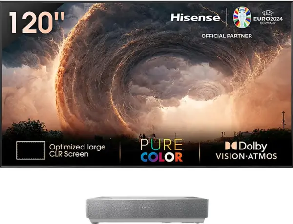 Hisense 120" 120L5HTUKA Smart 4K Ultra HD Laser TV