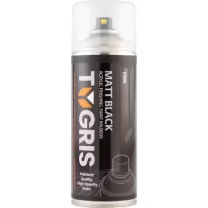 P300 VariSpray Matt Black Acrylic Aerosol Paint 400ML