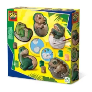 SES Creative Dino Eggs Casting and Painting Set, Five Years and...