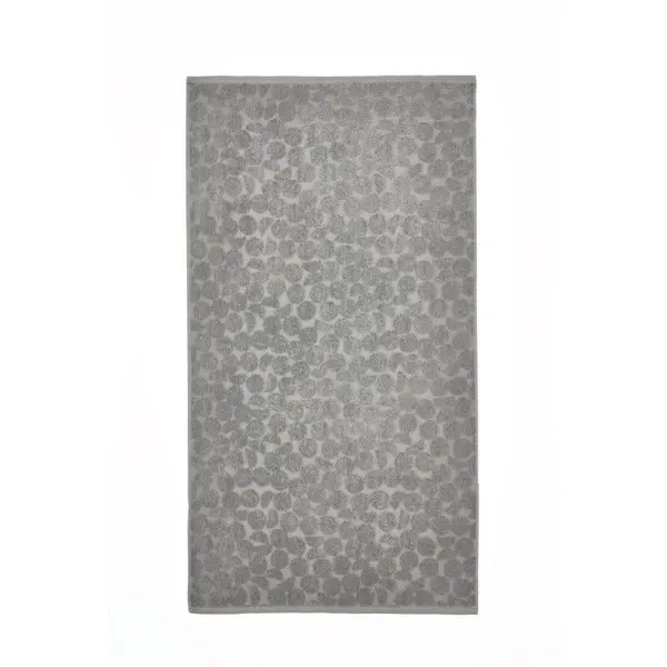 Fusion Ingo Geometric Jacquard 100% Cotton 550gsm Bath Towel, Grey - Fusion ICLGYUXPCU