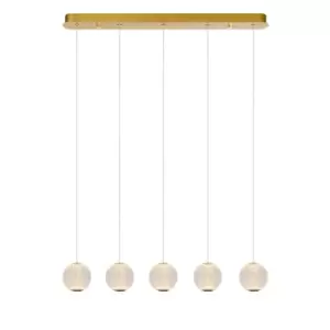 Cintra Modern Bar Pendant Light - LED - 5x4,7W 2700K - Transparant