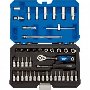 Draper 44 Piece 1/4" Drive Hex Socket and Socket Bit Set 1/4"