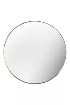 Thin Round Deep Edge Wall Mirror