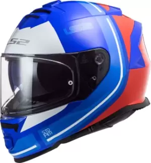 LS2 FF800 Storm Slant Helmet, red-blue, Size L, red-blue, Size L