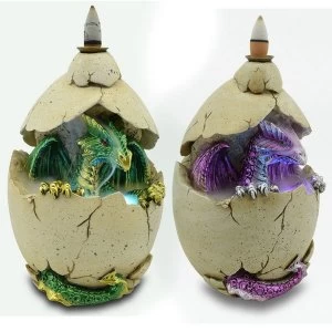 Dragon Egg LED Backflow Incense Burner (1 Random Supplied)