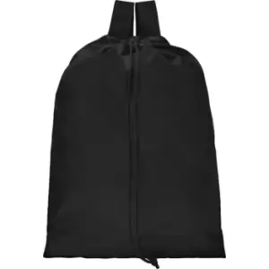 Bullet Oriole Drawstring Bag (One Size) (Solid Black)