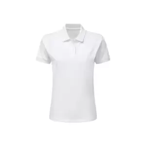 SG Ladies/Womens Polycotton Short Sleeve Polo Shirt (2XL) (White)