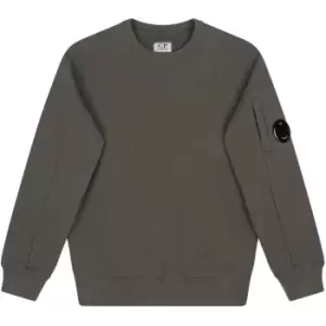 CP COMPANY BoyS Lens Crew Sweatshirt - Green