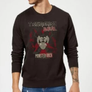 Looney Tunes Tasmanian Devil Monster Rock Sweatshirt - Black - XL